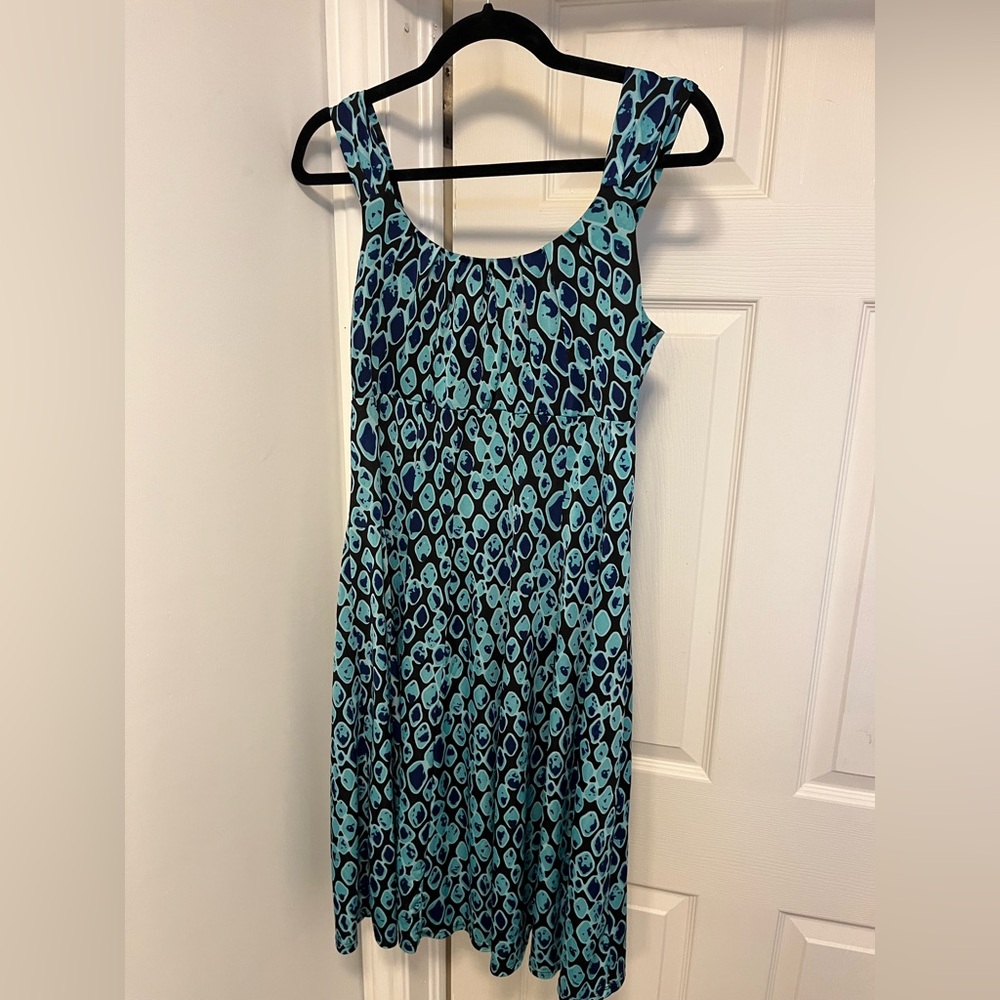 George Teal and Navy Dress
